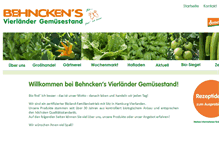 Tablet Screenshot of behncken.de